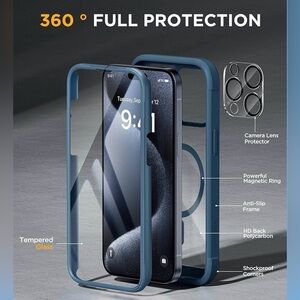 Miracase Magnetic iPhone 15 Pro Max Case